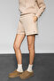 Efsey women's fleece-lined soft fabric printed double pocket mink shorts - 3