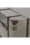 Coffee Table MDF and Aluminium 102x51x47.5 cm - 4