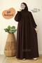 Sema Dress Shawl Gift Set Brown