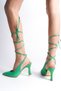 Green Women's Heeled Shoes 4045 - 4
