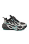 Marcokids 161-t5440210 Gray Turquoise Velcro Boys' Sports Shoes - 3
