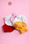 Soft Pink Red Series Boxed Baby Socks 0-6 at - 2