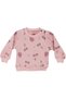 Baby Girl Pink Coffee Cherry Printed Velvet Tights 2-Piece Set - 2