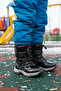 24081 F Non-Slip Cold Resistant Black Unisex Children's Boots