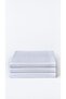 Mertim Home Textile White Striped Cotton Satin Single Duvet Cover Set 160X220 - 6