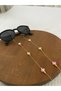 Glasses Chain Colorful Light-Up Rotating Pearl Glasses Cord Gift - 3