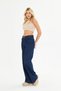 Women's High Waist Wide Leg Denim Pants Jeans - 2
