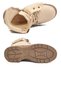 24035 F Beige Mink Fleece Non-Slip Sole Unisex Children's Boots - 5