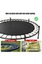 Trampoline, Kids Adult Bouncer, Baby Jumper, Children Bouncers With Guardrail Fitness - 5