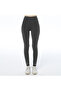 Women's Stone Printed Knitted Anthracite Leggings (with Plus Size Option) - 2