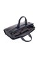 100% Genuine Leather Unisex Sports Briefcase with Shoulder Strap and Laptop Compartment - 3