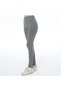 Women's Corded Fabric Anthracite Color Knitted Leggings (with Plus Size Option)