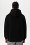 Detailed label Oversized black sweatshirt - 4