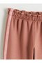 Brown Girls' Sweatpants with Elastic Waist and Bow from Hera Fashion - 3