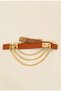 Chain Detailed Women's Belt Dress Belt Shirt Belt Waist Belt Elastic Belt - 4