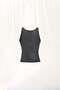 Black Faded Effect Corded Fabric Athlete 17017 - 2