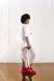 White Lace Midi Skirt 17134 - 3