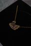 Steel Stone Swan Svaroski Necklace - 3