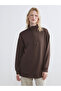 Özmarka New Season Stand Collar Women's Sweatshirt Tunic