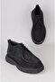 Select 22386 Genuine Leather Casual Men's Boots Black Nubuck - 6