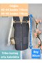 Women's Boat Neck Long Knit Vest Sleeveless Buttoned Pocketed for Daily Use - 2