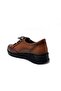 Side Zipper Detailed Genuine Leather Poly Haif Sole Comfort Women's Shoes Taba - 5
