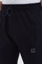 Men's Sweatpants, Skinny Leg, Elastic Waist, Back Pocket, Elastic Zipper, Compact Combed Cotton - 2