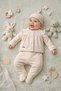 Newborn Baby Girl 0-3 Months Simple and Stylish 5-Piece Hospital Release Zibin Set (Boxed Product; Gift) - 4
