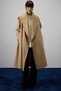 Shawl Collar Trench Coat - 5