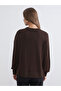 Crew Neck Oversize Women's Sweatshirt - 4