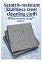 5 Pieces 20×20 cm Inox Wire Cleaning Cloth – Non-Scratch Dish & Tough Dirt Cloth - 2