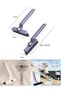 360 Degree Rotating Head Cleaning Brush with Tweezers for Tight Spaces Dust Kitchen Bathroom Cleaning Brush Purple - 5