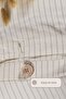 Impero Duvet Cover Set Single Fitted Sheet 100% Cotton (160X220 cm) Beige - 6