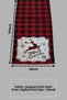 Tablecloth Runner Christmas Themed Merry Christmas 140X40 Raschel Knitted Velvet Digital Printing - 2