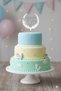 Welcome Baby Silver Plexiglass Cake Decoration