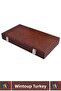 Elite Texas Holdem Casino Blackjack 300 Chip Poker Playing Set with Double Lock System Faux Leather Case - 4
