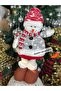 Cute Christmas Decoration Snowman with Extended Legs 30cm 45cm Ornament - 3
