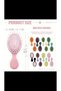 Mini Macaron Pillow Comb in Pastel Colors - Travel Friendly (Random Color) - 3