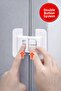 4-Pack Child Safety Lock |   Refrigerator Cabinet Drawer Door Lock Double Button - 3