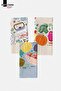 Colorful Printed Set of 3 40X60 Kitchen Towels, Drying Cloths - 8