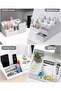 Rose Large Size XL 28 cm Makeup Cosmetic Perfume Cream Serum Organizer with Drawers Organizer White - 3