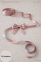 Powder Satin Ribbon 2 cm 10 Meters - Bohça, Nikah, Nişan, Çeyiz, Hediye, Süsleme, Doğum Günü, Parti