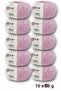 Premium Amigurumi Ipi Punch (Panç) Baby Soft Cotton 500 Gr (Pack of 10) - Dusty Pink
