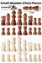 Replacement Wooden Chess Piece 7 cm 1 Piece Small Chess 70 mm 16 Pieces Plastic Chess Pieces King Queen
