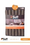 Begonie Microfiber Dusting Cloth Large Size Furniture Cleaning Cloth with Stripes 70X50 cm Gray