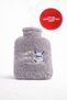 Plush Covered Hot Water Bag 500 ml Gray – Safe Heater for Children & Adults - 5