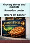 Our Ranazan Pidesi Sales Have Begun Banner for Grocery Stores and Convenience Stores