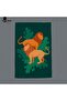 Safari - Colorful Printed Set of 3 40X60 Kitchen Towels, Dish Cloth - 6