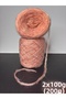 Peach (2-Ply) Thin Mohair, Peach Flosh Yarn (3-Ply Winding) Knitting Yarn 200Gr