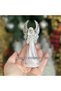 Luxury Colorful Transparent Crystal Glass Appearance Luminous Glitter Winged Angel Girl Figure Decor Ornament - 4